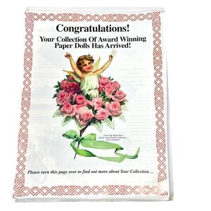 The Gretna Collection Vintage Paper Doll Set (30 Sheets)